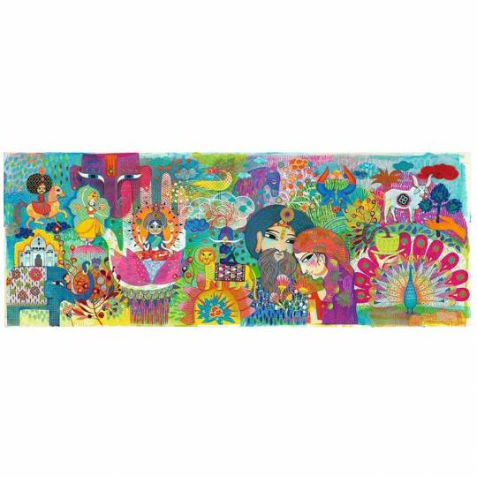 Puzzle gallery - Magic India - 1000 pcs Djeco - 2