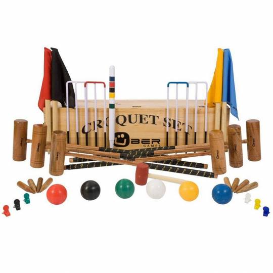 Caisse de rangement en bois pour Croquet 6 joueurs Uber Games - 2
