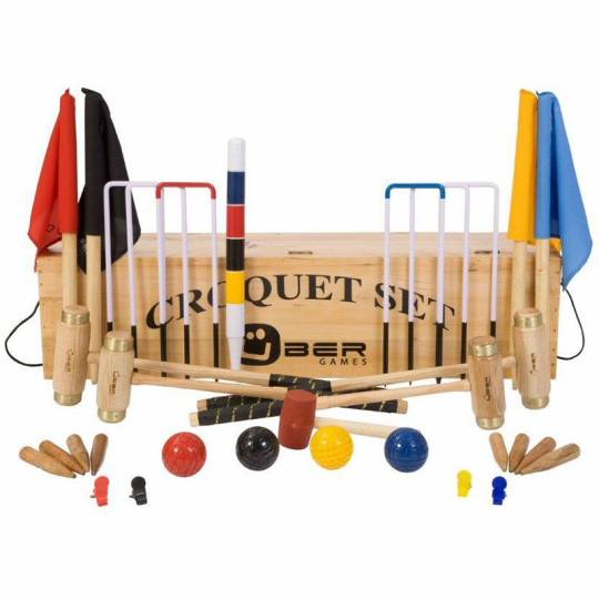 Caisse de rangement en bois pour Croquet 4 joueurs Uber Games - 2