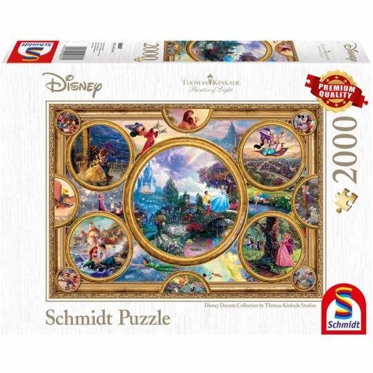 Schmidt Puzzles Disney Dreams Collection - 2000 pcs Schmidt - 1