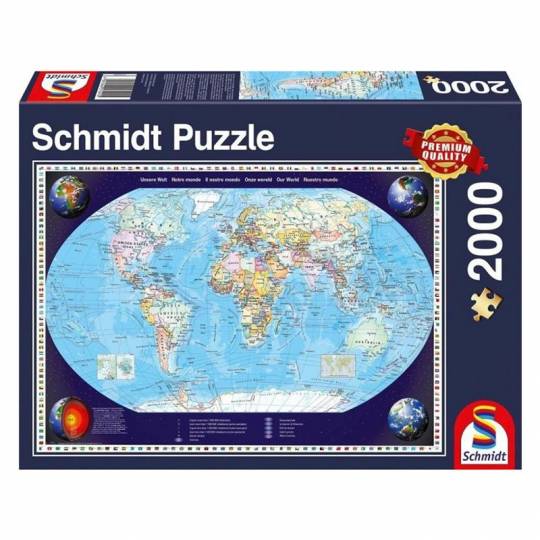 Schmidt Puzzles - Notre monde - 2000 pcs Schmidt - 1