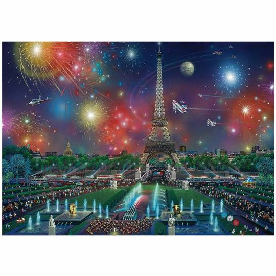 Schmidt Puzzles - Feu d'artifice sur la tour Eiffel - 1000 pcs Schmidt - 2