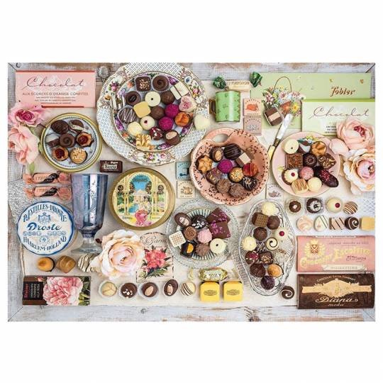 Schmidt Puzzles - Chocolats d'antan - 1500 pcs Schmidt - 2