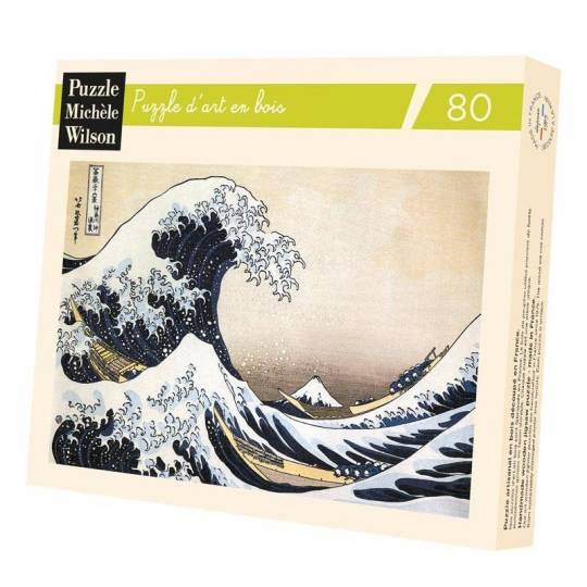 Puzzle en bois - La Vague - 80 pcs Puzzle Michèle Wilson - 1