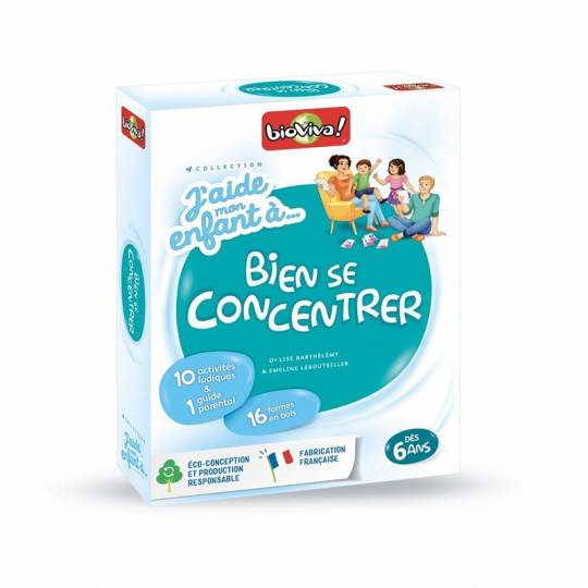 J'aide mon enfant à ... Bien se concentrer Bioviva Editions - 1