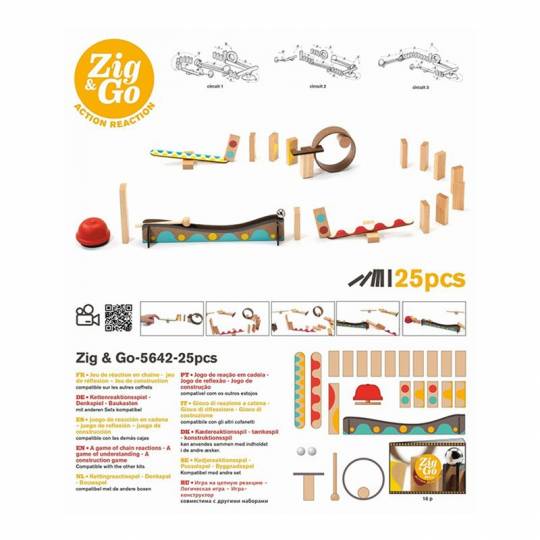 Zig and Go - 25 pcs Djeco - 3