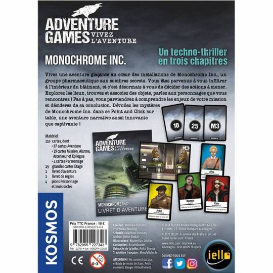 Adventure Games : Monochrome & Cie. iello - 3