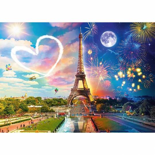 Schmidt Puzzles - Paris Jour et nuit - 2000 pcs Schmidt - 2