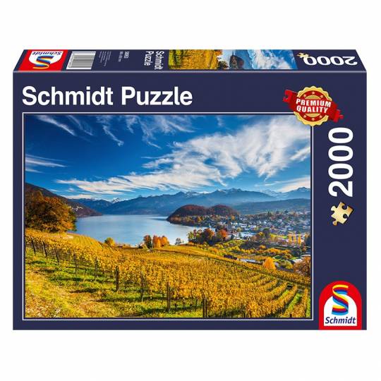 Schmidt Puzzles - Vignobles - 2000 pcs Schmidt - 1