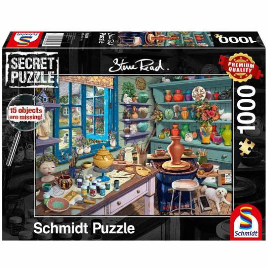 Schmidt Puzzles - Atelier d'artiste - 1000 pcs Schmidt - 1