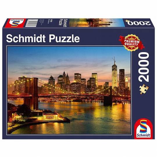Schmidt Puzzles - New York - 2000 pcs Schmidt - 1