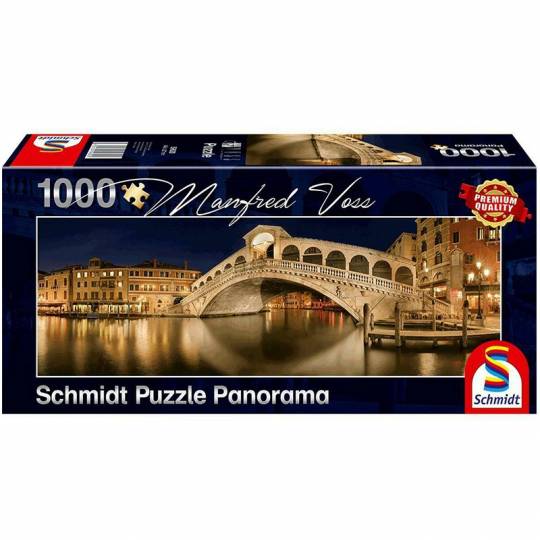 Schmidt Puzzles Panorama - Pont du Rialto, Venise - 1000 pcs Schmidt - 1