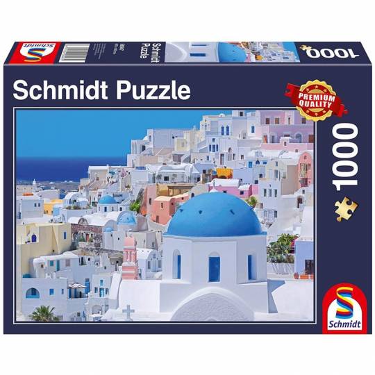 Schmidt Puzzles - Santorini, archipel des Cyclades - 1000 pcs Schmidt - 1