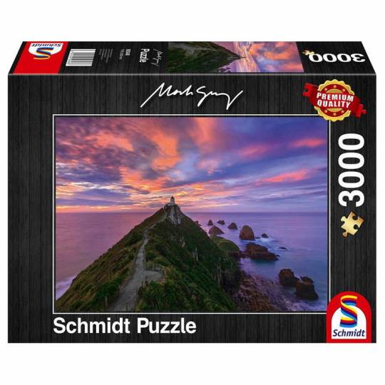 Schmidt Puzzles - Nugget Point Lighthouse, The Catlins, South Island, New Zealand - 3000 pcs Schmidt - 1