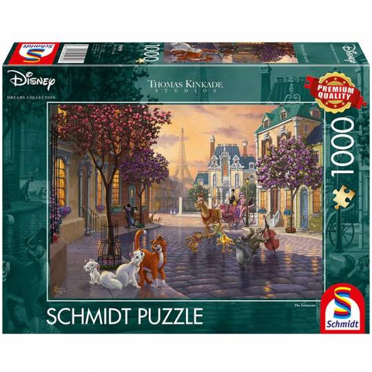 Schmidt Puzzles Disney - Les Aristochats  - 1000 pcs Schmidt - 1