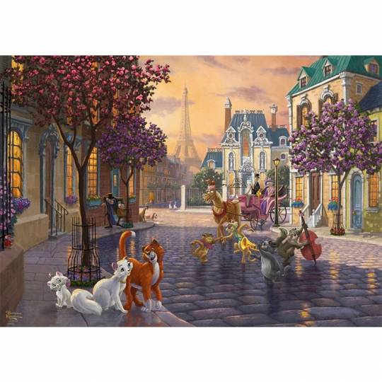 Schmidt Puzzles Disney - Les Aristochats  - 1000 pcs Schmidt - 2