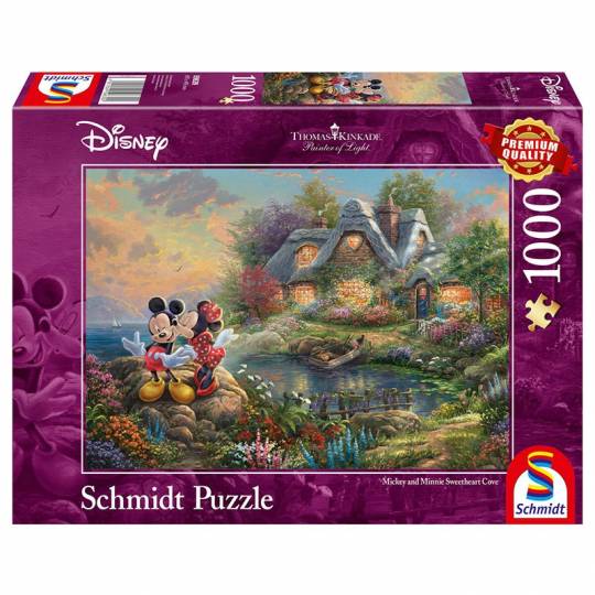Schmidt Puzzles Disney - Sweethearts Mickey et Minnie - 1000 pcs Schmidt - 1