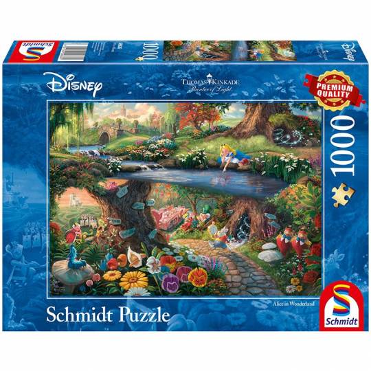 Schmidt Puzzles Disney - Alice au pays des merveilles - 1000 pcs Schmidt - 1