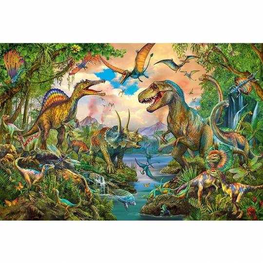 Schmidt Puzzles - Dinos sauvages, avec tatouage dinosaures, 150 pcs Schmidt - 2