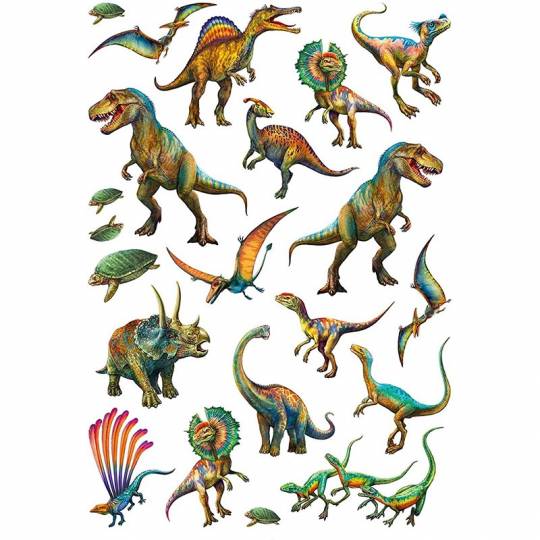 Schmidt Puzzles - Dinos sauvages, avec tatouage dinosaures, 150 pcs Schmidt - 3