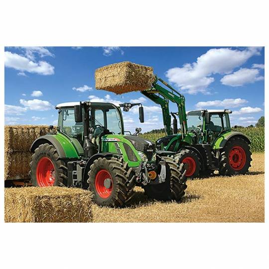 Schmidt Puzzles - Fendt 724 Vario, Fendt 716 Vario avec chargeur frontal Fendt Cargo 4x85, 100 pcs Schmidt - 2