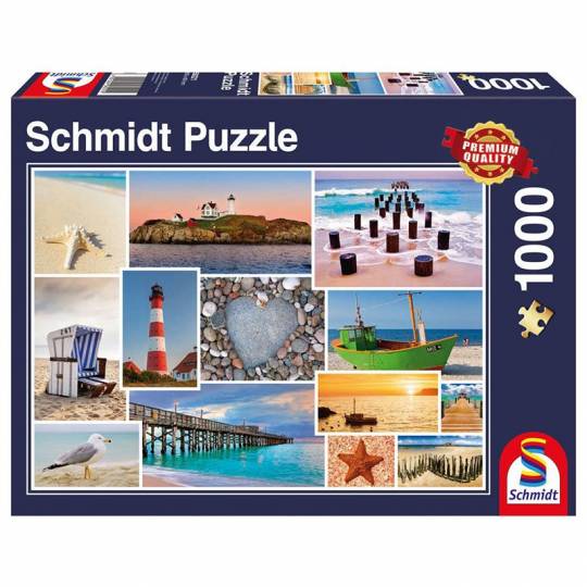 Schmidt Puzzles - A la mer, 1000 pcs Schmidt - 1