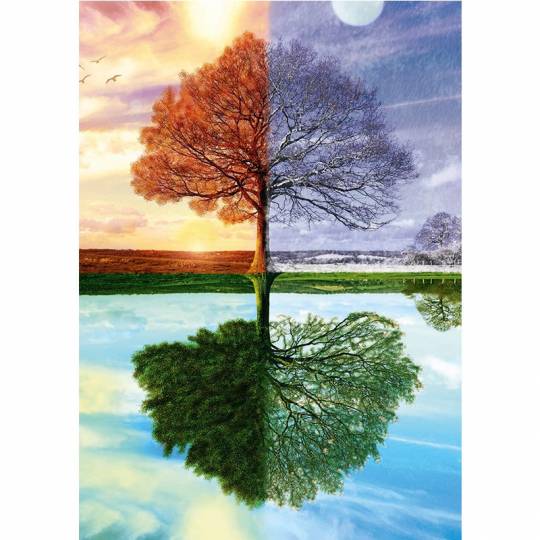 Schmidt Puzzles - L'arbre des quatre saisons, 500 pcs Schmidt - 2