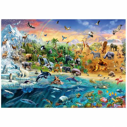 Schmidt Puzzles - Le monde des animaux, 1000 pcs Schmidt - 2