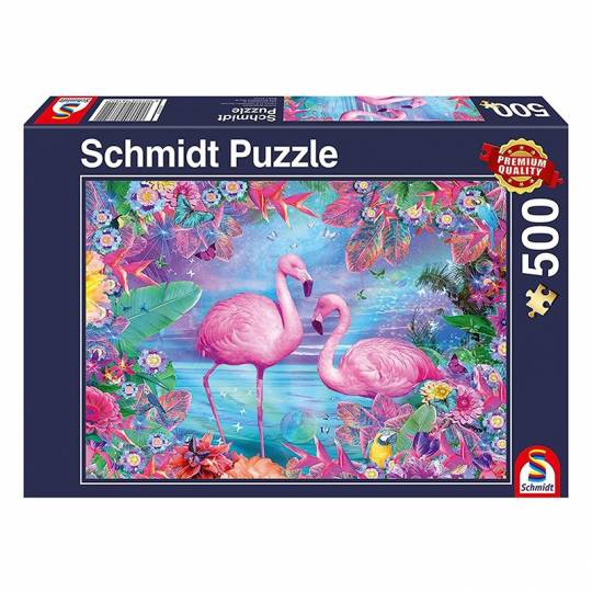 Schmidt Puzzles - Flamants roses, 500 pcs Schmidt - 1