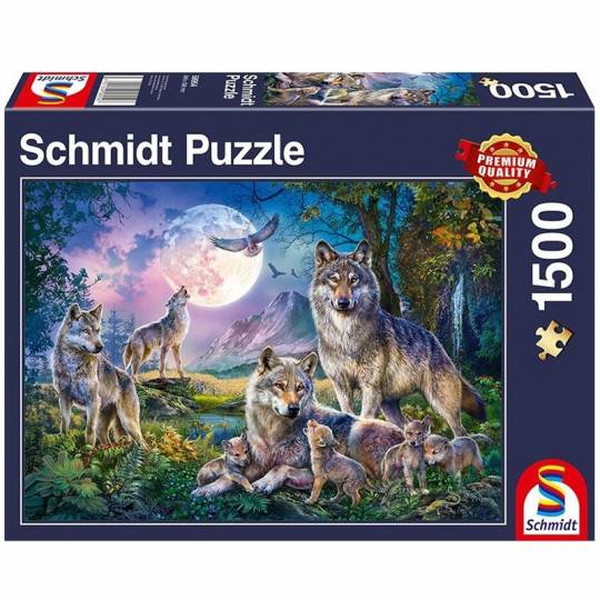 Schmidt Puzzles - Loups, 1500 pcs Schmidt - 1