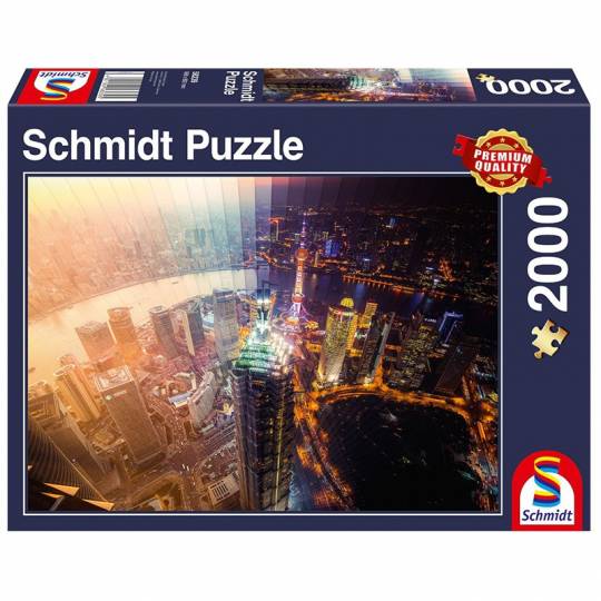 Schmidt Puzzles - Le jour et la nuit - Tranches horaires, 2000 pcs Schmidt - 1