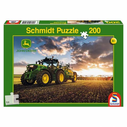 Schmidt Puzzles - Tracteur 6150R avec Pulvérisateur - 200 pcs Schmidt - 1