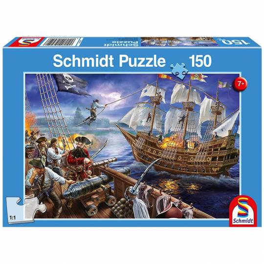 Schmidt Puzzles - Aventures avec les pirates - 150 pcs Schmidt - 1