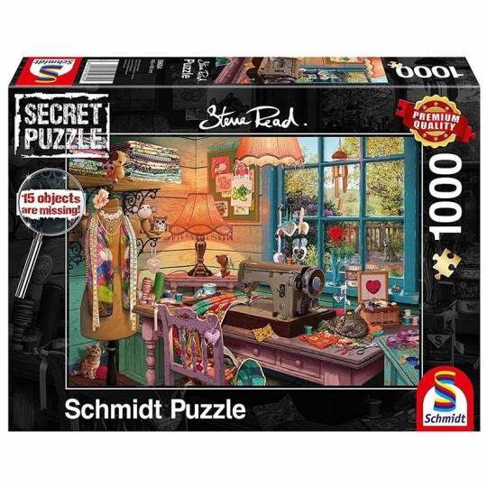Schmidt Puzzles - Atelier de couture - 1000 pcs Schmidt - 1