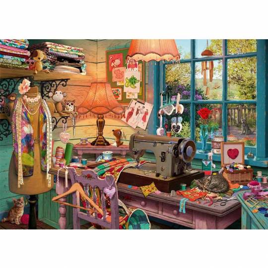 Schmidt Puzzles - Atelier de couture - 1000 pcs Schmidt - 2
