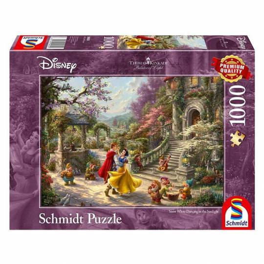 Schmidt Puzzles Disney - Blanche-Neige, Danse avec le prince - 1000 pcs Schmidt - 1