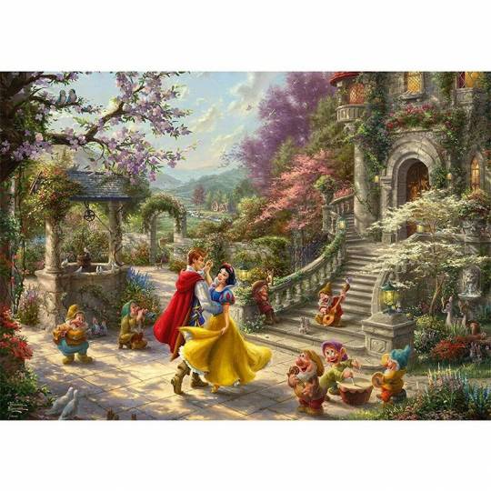 Schmidt Puzzles Disney - Blanche-Neige, Danse avec le prince - 1000 pcs Schmidt - 2