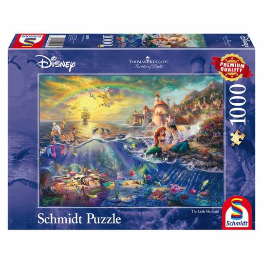Schmidt Puzzles Disney - Arielle la petite sirène - 1000 pcs Schmidt - 1