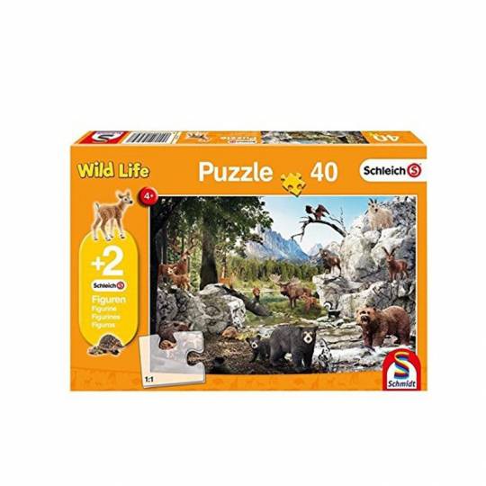 Schmidt Puzzle Wild Life - Les animaux de la forêt - 40 pcs Schmidt - 1