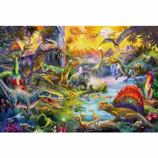 Schmidt Puzzles - Dinosaures avec figurines - 60 pcs Schmidt - 2