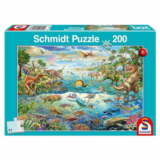 Schmidt Puzzles - Découvre les dinosaures - 200 pcs Schmidt - 1
