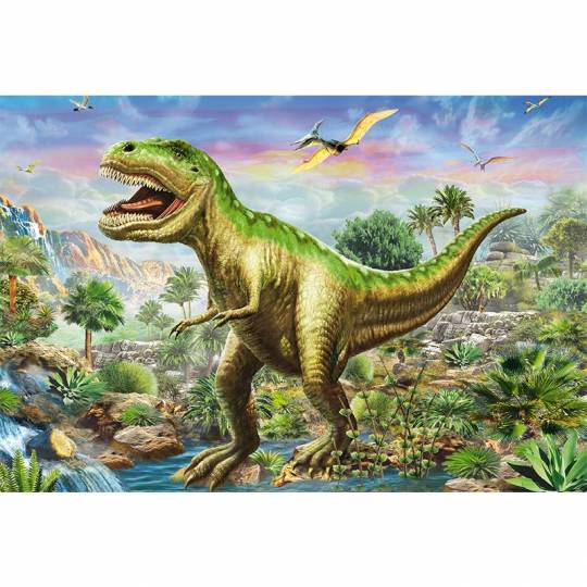 Schmidt Puzzles - Aventure avec les dinosaures - 3 x 48 pcs Schmidt - 4