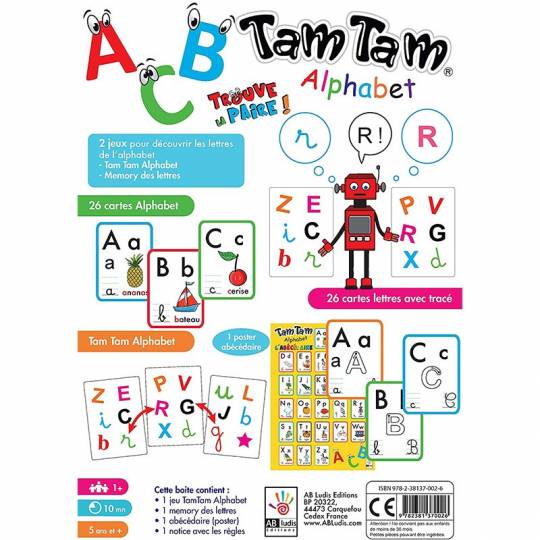 Tam Tam Coffret Alphabet AB ludis Editions - 2