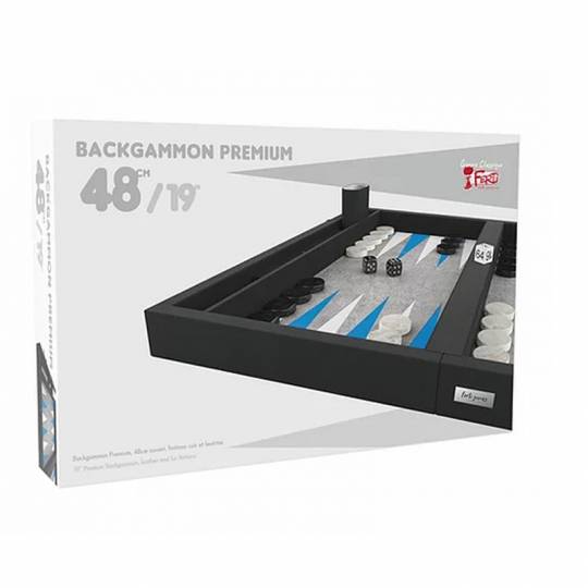 Backgammon Premium 48 cm - extérieur Noir Ferti Games - 1