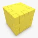 Happy Cube Original Tokyo - Jaune Happy - 2 Happy Cube Original Tokyo - Jaune Happy - 2