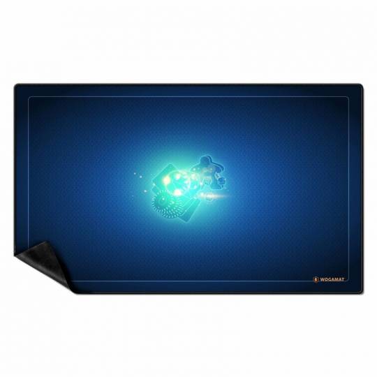 Tapis Multijeux Bleu saphir - Taille 2 (60x100cm) - Playmat Wogamat - 1