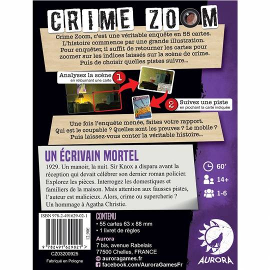 Crime Zoom - Un écrivain Mortel Aurora - 5
