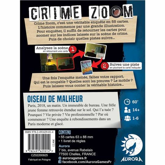 Crime Zoom - Oiseau de Malheur Aurora - 5