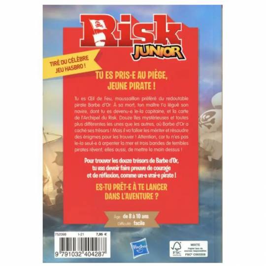 Escape Book Enfant - Risk junior 404 Éditions - 2