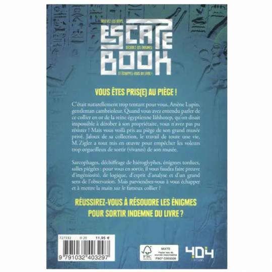 Escape Book - Le Prisonnier des morts 404 Éditions - 2